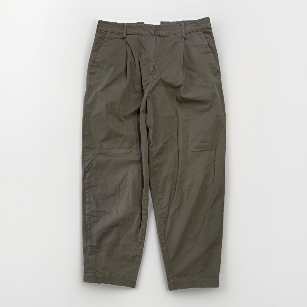 Everlane Trousers Womens Size 6 High Waisted Neutral Casual Professional
